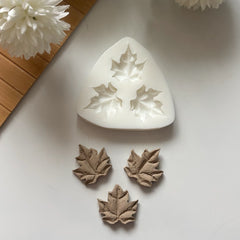 Triple Sycamore Leaf Silicone Mold