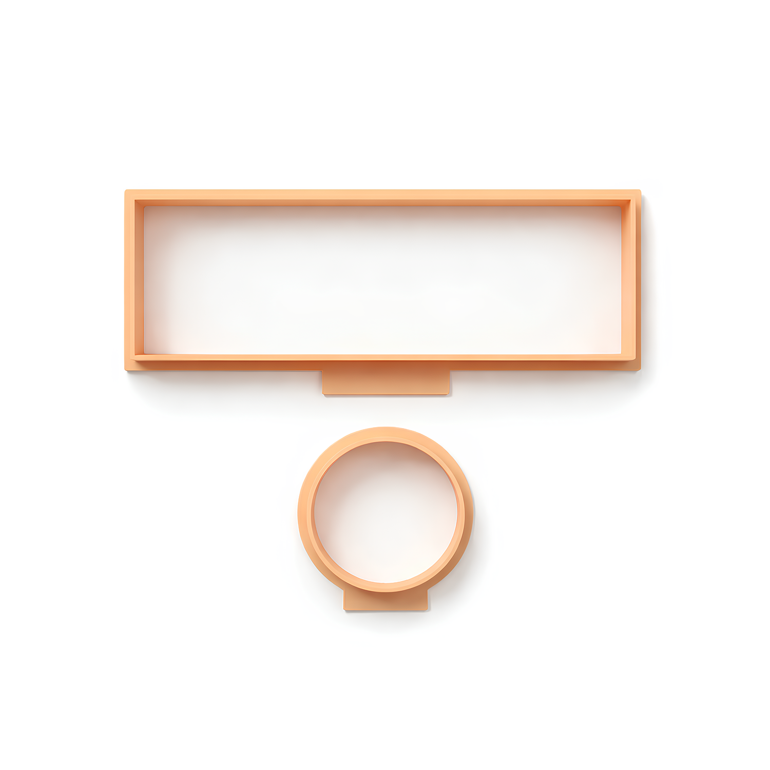 Espresso & Turkish Coffee Cup Clay Cutter & Base Mold Set (039)