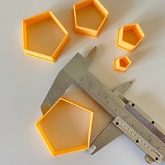 Pentagon Clay Cutter Set (5 Pieces)