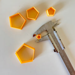 Pentagon Clay Cutter Set (5 Pieces)