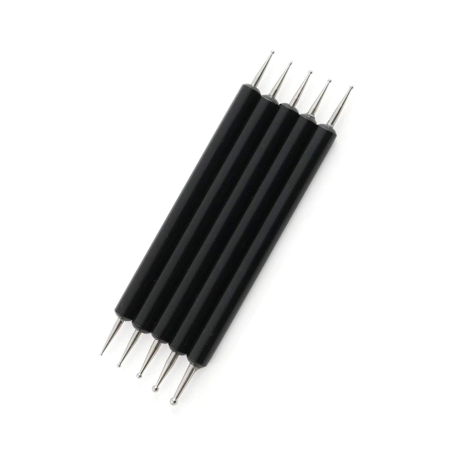 5-Piece Double-Ended Metal Ball Stylus Set – Sculpting & Dotting Tools