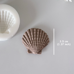 Mini Scallop Seashell Silicone Mold – 3.5 cm (1.37”)