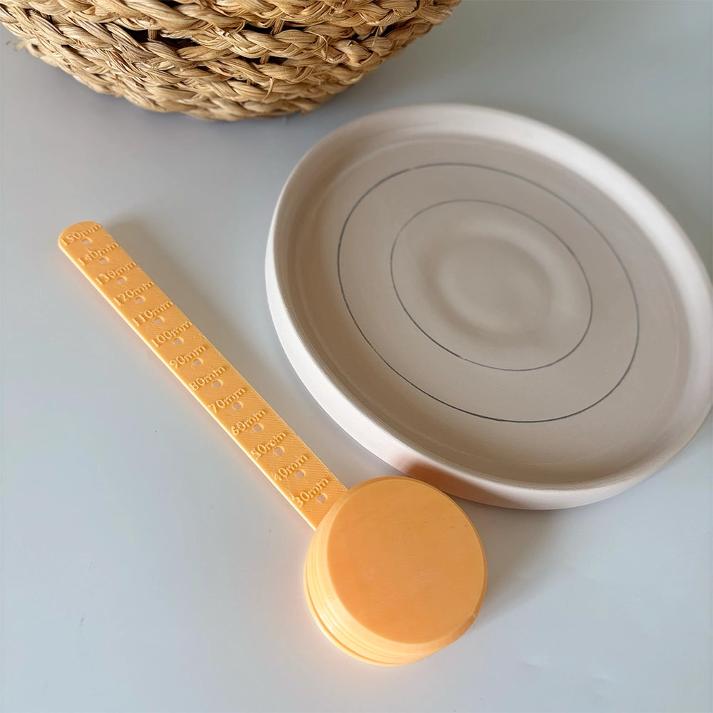 Adjustable Circle Cutter Guide for Clay – 3D Printed Tool for Pottery & Ceramics