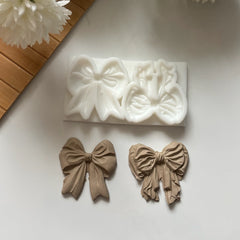 Double Ribbon Bow Silicone Mold