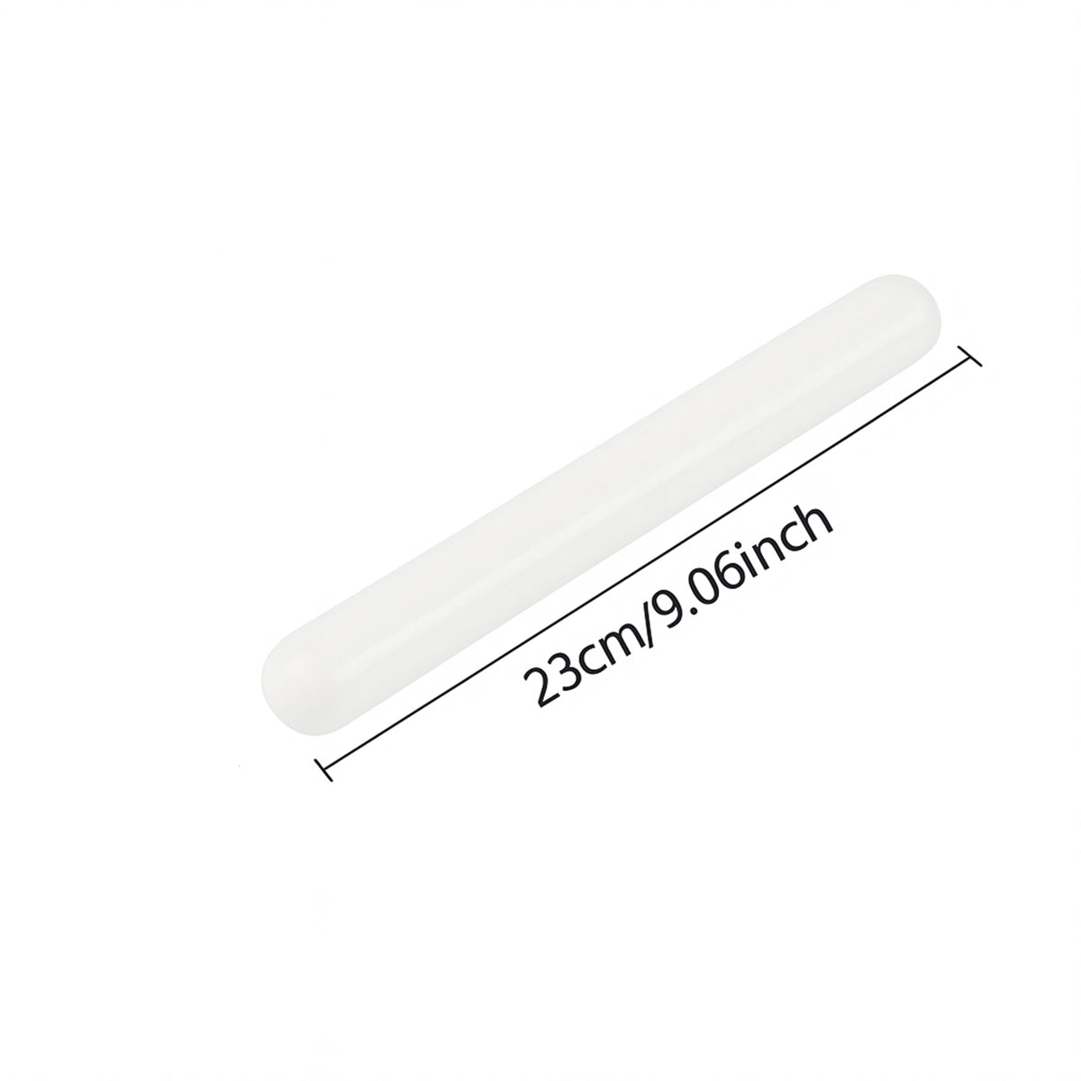 Non-Stick Acrylic Rolling Pin for Polymer Clay – 23 × 2.5 cm