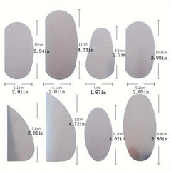10-Piece Stainless Steel Rib Set – Pottery Shaping & Smoothing Tools