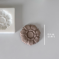 Mini Floral Rosette Silicone Mold – 4.6 cm (1.81”)