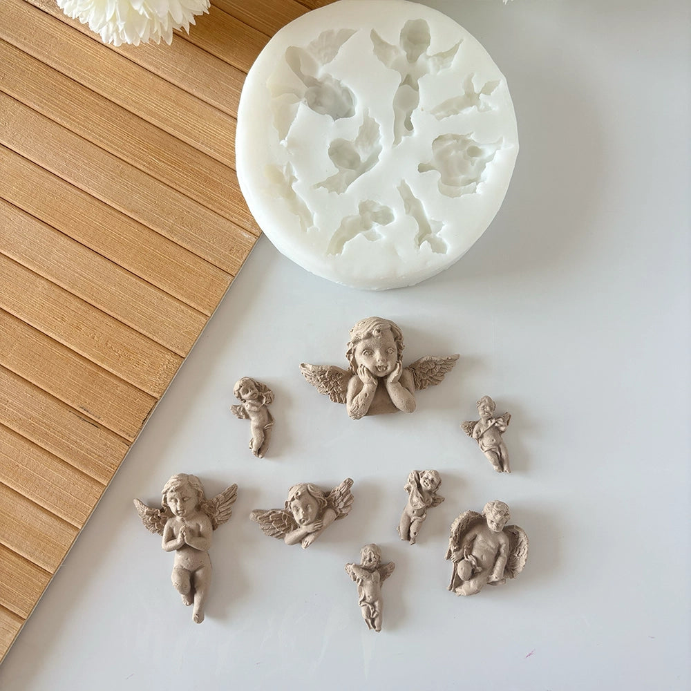 8-Piece Mini Angel Silicone Mold