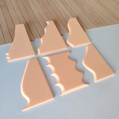 Plastic Pottery Rib Tool for Wheel Throwing and Shaping Clay