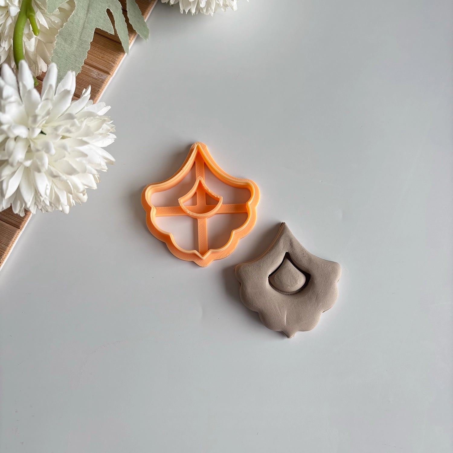 Ornamental Leaf Polymer Clay Cutter