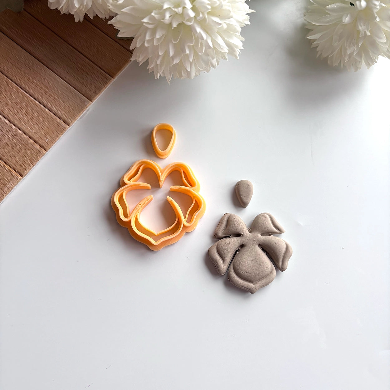 Blossom Drop Polymer Clay Cutter