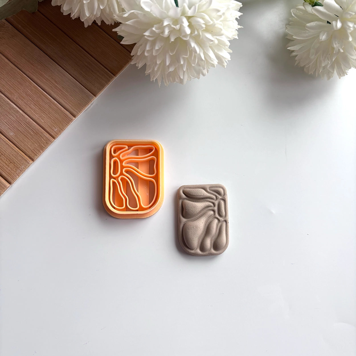 Organic Flow Polymer Clay Cutter