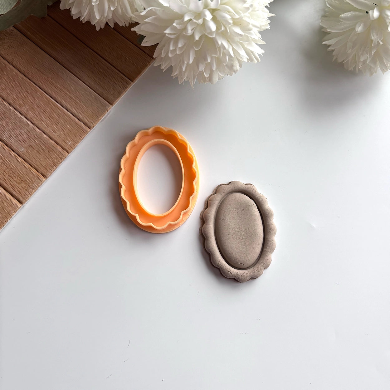 Round Flower Motif Polymer Clay Cutter