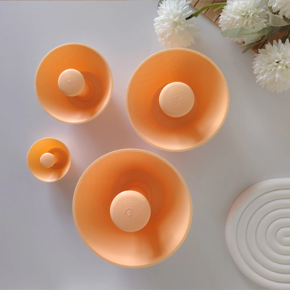 Cône de redressement pour poterie et argile - Lot de 4 tailles