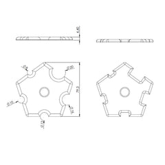 5-in-1 Pottery Foot Maker & Rim Shaping Tool