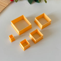 Square Clay Cutter Set (5 Pieces)