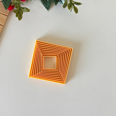 Thin Square Clay Cutter Set (9 Pieces)