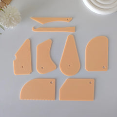 Geometric Clay Tools – 8 Unique Models for Shaping & Carving