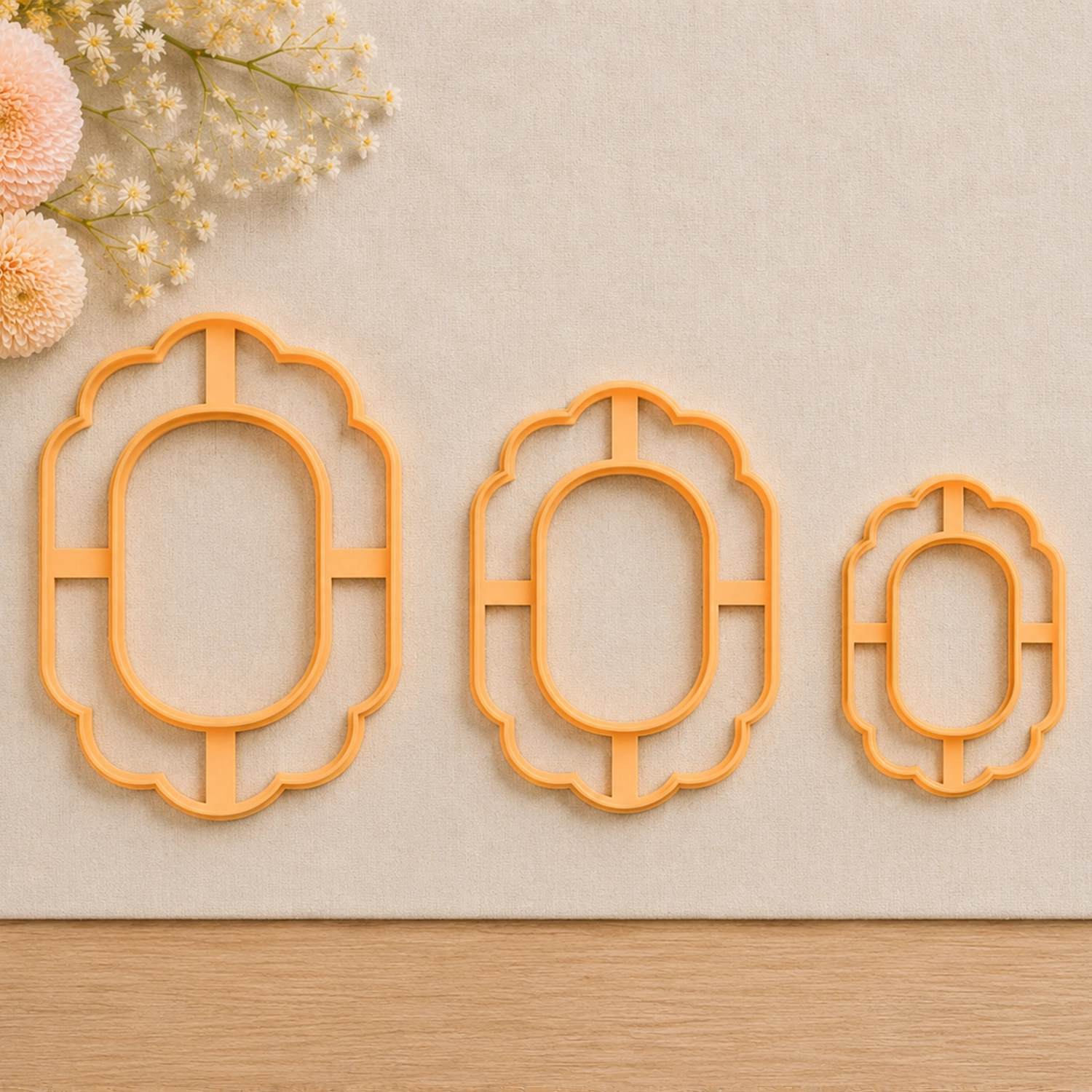 Oval Frame Ceramic Clay Cutter